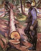 Edvard Munch Timberjack oil painting reproduction